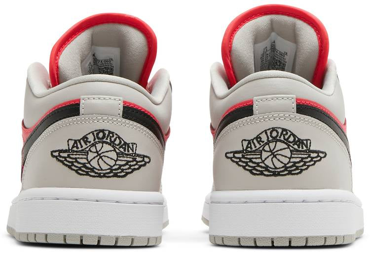 Air Jordan 1 Low 'Light Iron Ore Siren Red' DC0774-060